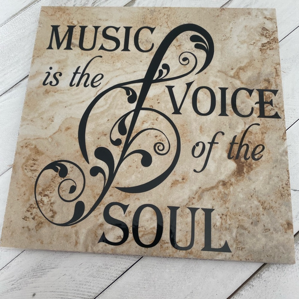 Music Is the Voice of the Soul…Stone Slab